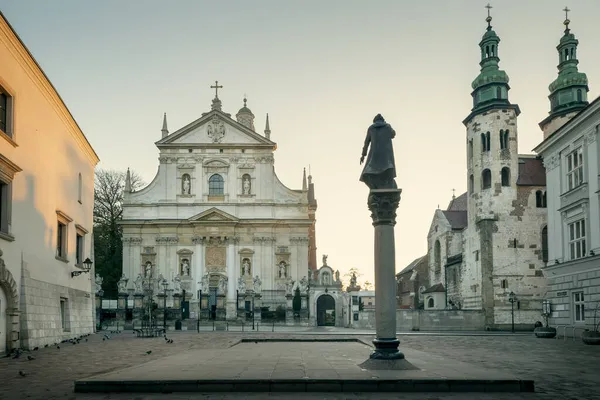 Plac Marii Magdaleny Krakowie Polska — Zdjęcie stockowe