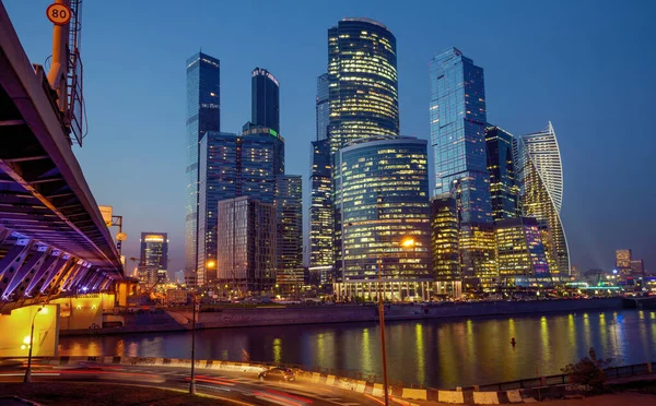 Moscow City International Business Center Rússia — Fotografia de Stock