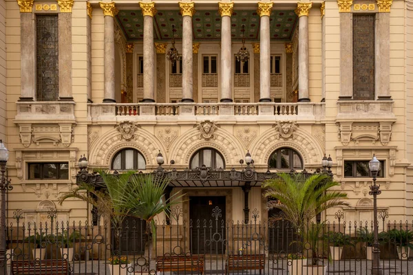 Rio Janeiro Brezilya Nın Merkezindeki Theatro Belediyesi — Stok fotoğraf