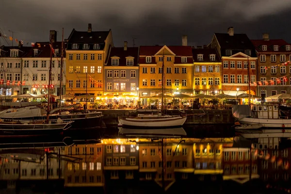 Copenhagen Denmark July 2022 Nyhavn Old Port Old Town Copenhagen — Stok fotoğraf