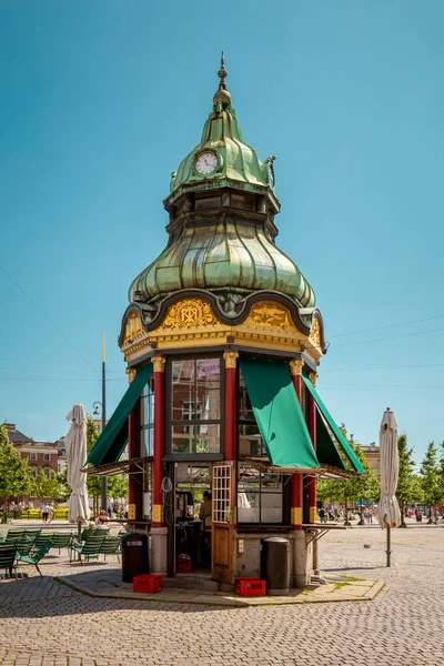 Vintage Kiosk Kopenhagen Dänemark — Stockfoto