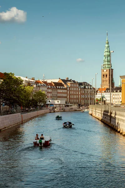 Városnézés Koppenhágai Csatornából Dánia — Stock Fotó