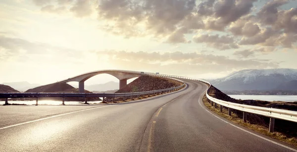 Storseisundet Bridge Atlantic Road Norway — Stock Photo, Image