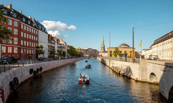 Осмотр Достопримечательностей Канала Копенгагене Дания — стоковое фото