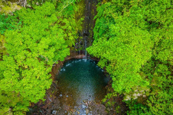 Vista aérea de The 25 Fontes o 25 Springs en inglés, un grupo de cascadas — Foto de Stock