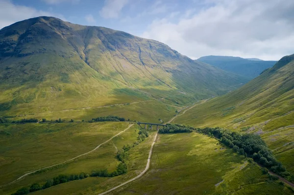 West Highland Way wandelpad door Highlands Schotland — Stockfoto