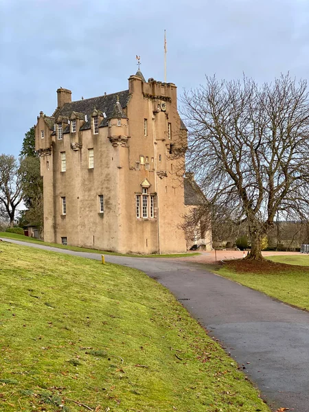 Aberdeenshire, Scotland, UK, December 31st 2021, Crathes Castle closed due to coronavirus outbreak in Aberdeenshire, Scotland — 图库照片