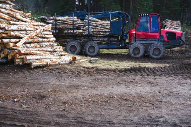 İnşaat şantiyesi kazısı sırasında inşaat alanı kazıcısı sarısı
