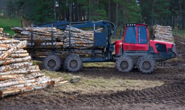 İnşaat şantiyesi kazısı sırasında inşaat alanı kazıcısı sarısı