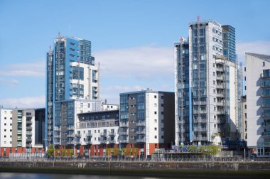 Glasgow 'daki modern gökdelenler