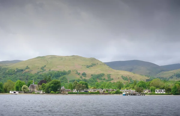 Luss Vue Eau Libre Loch Lomond Royaume Uni — Photo