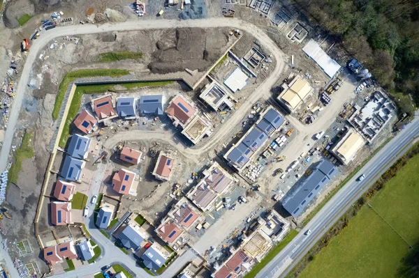 Nya Hus För Bostadsutveckling För Ökad Efterfrågan Landsbygden — Stockfoto