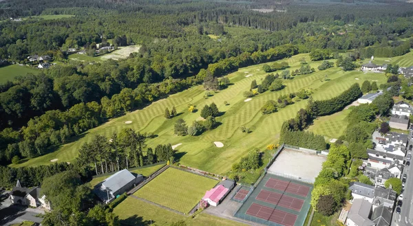 Banchory Golf Course Aerial View Scotland — Stock Photo, Image