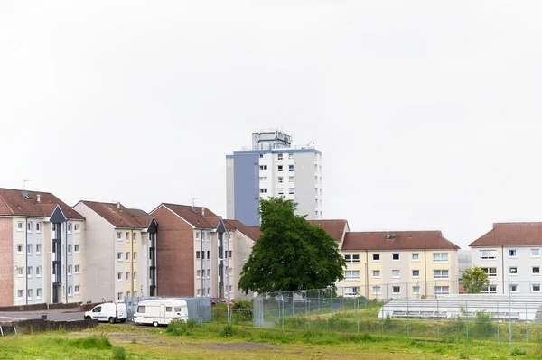 Derelict Dom Rady Ubogich Slumsach Osiedli Mieszkaniowych Wieloma Problemami Opieki — Zdjęcie stockowe