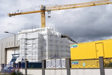 Ferguson Deniz Tersanesi yeni Calmac feribotu yapım aşamasında.