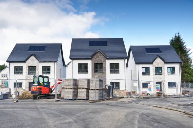 Luxury rural housing development in construction for purchase UK