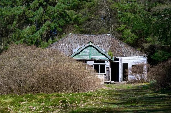 Derelict Building Inchconnachan Island Loch Lomond — Stock Photo, Image