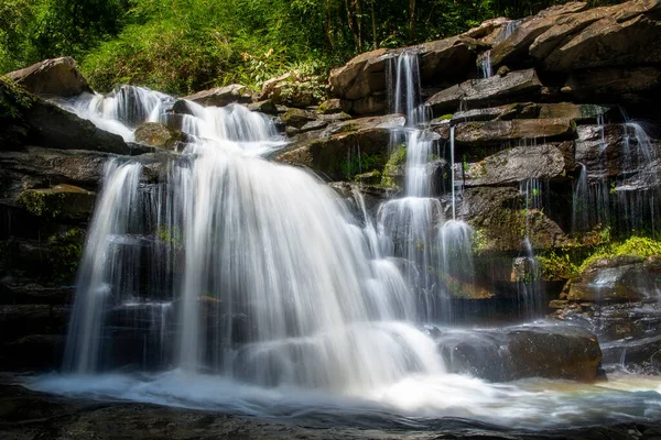 Na Yung 'da Tad noi şelalesi - Nam Som Ulusal Parkı Udon Thani ili, Tayland