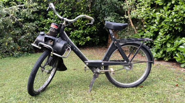 Bordeaux Akwitania Francja 2021 Solex 3800 Francuski Czarny Motorower Vintage — Zdjęcie stockowe