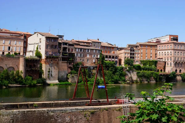 Albi Río Rojo Ciudad Tarn Departamento Francia — Foto de Stock