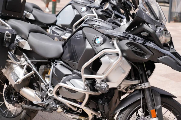 Бордо Aquitaine France 2021 Bmw 1200 Triple Black Adventure Motorcycle — стоковое фото