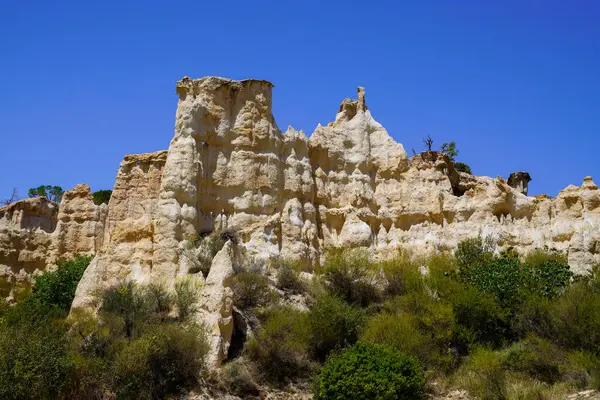 Piedras Erosión Geológica Montaña Natural Organos Ille Sur Tet Hadas — Foto de Stock