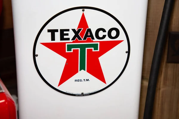 Bordeaux Aquitaine Francie 2021 Texaco Značka Znakové Pumpy Logo Značky — Stock fotografie