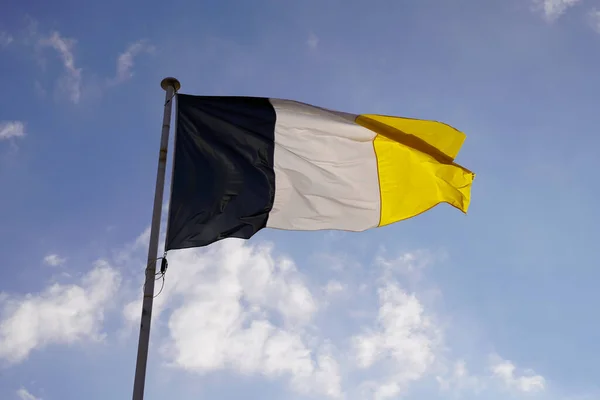 Drapeau Ville Arcachon Dans Département Gironde Région Nouvelle Aquitaine France — Photo