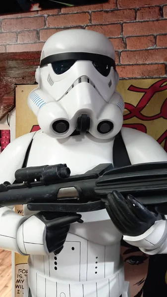 Bordeaux Aquitaine Frankreich 2021 Stormtrooper Weiße Spielzeugsoldaten Figur Aus Dem — Stockfoto