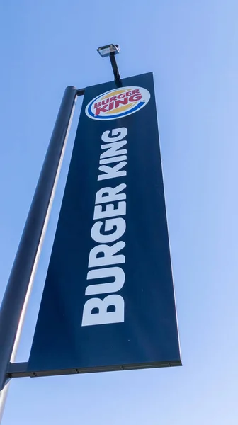 Bordeaux Aquitaine Francie 2021 Značka Loga Burger King Textová Značka — Stock fotografie