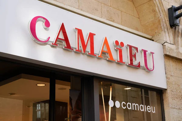 Burdeos Aquitania Francia 2021 Camaieu Logo Brand Store Camaieu Sign — Foto de Stock