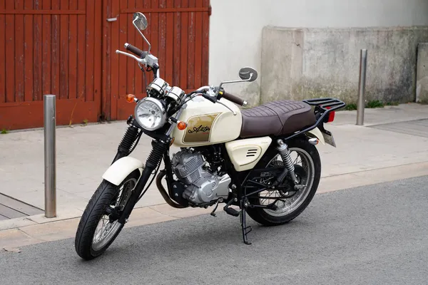 Burdeos Aquitania Francia 2021 Moto Aster Orcal Motocicleta Calle China — Foto de Stock