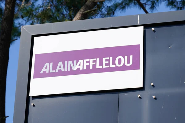 Bordeaux Aquitania Francia 2021 Alain Afflelou Text Logo Sign Shop — Foto de Stock