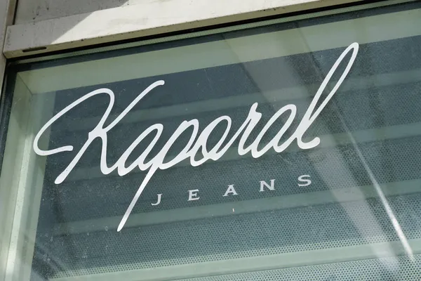 Bordeaux Aquitaine França 2021 Kaporal Jeans Logo Brand Text Sign — Fotografia de Stock