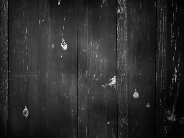 Espantosa Pared Oscura Blanco Negro Agrietado Textura Tablero Madera Desgastada — Foto de Stock