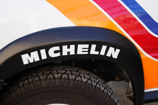 Μπορντό Aquitaine Γαλλία 2021 Michelin Κείμενο Εμπορικό Σήμα Και Λογότυπο — Φωτογραφία Αρχείου