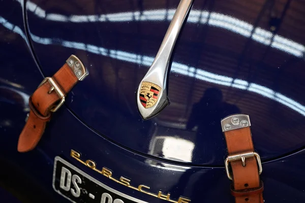 Bordeaux Akwitania Francja 2021 Marki Logo Porsche 356 Godło Znak — Zdjęcie stockowe