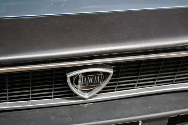 Bordeaux Aquitaine France 2021 Lancia Sign Text Car Front Grill — 스톡 사진