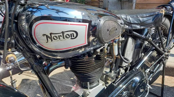 Bordeaux Aquitaine France 2021 Norton Logo Marque Moto Signer Texte — Photo