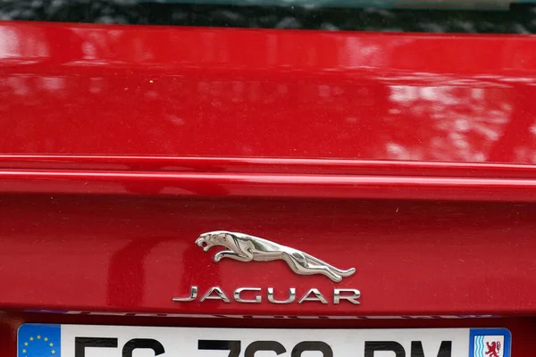 Burdeos Aquitania Francia 2021 Signo Del Logotipo Jaguar Marca Texto — Foto de Stock