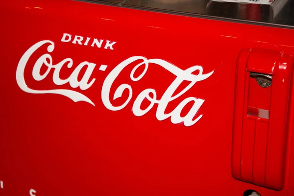 Bordeaux Aquitaine France 2021 Coca Cola Sign Logo Brand Text — Stock Photo, Image