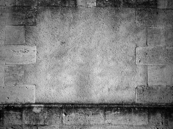 Wall Facade Dark Wall Black White Cracked Worn Texture Background — Stockfoto