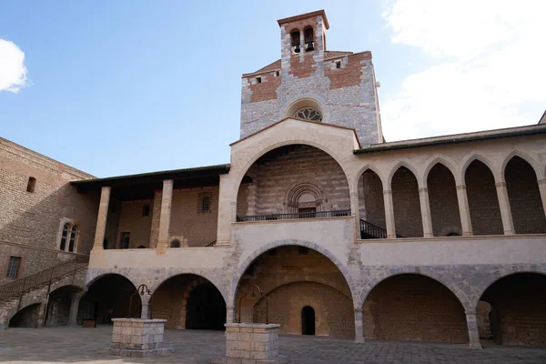 Interior Facade Building Palace Kings Majorca Perpignan Town France — 图库照片