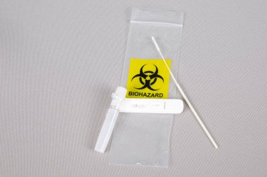 Negative Covid-19 antigen test kit one step coronavirus rapid test saliva swab