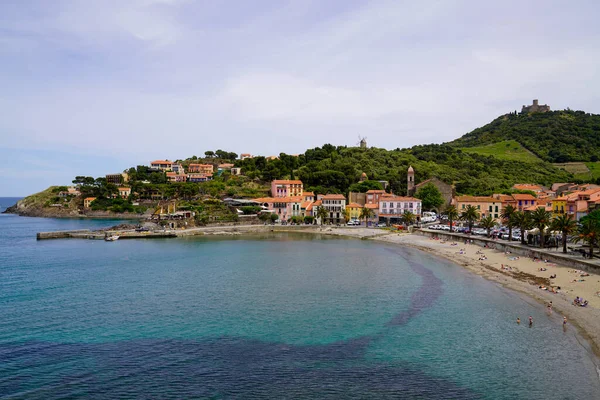 Bay Town Collioure Southern Mediterranean France — Photo