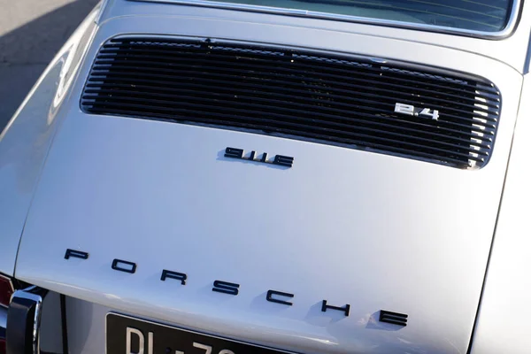 Bordeaux Aquitaine Francie 2022 Porsche 911 911E Logo Značka Textová — Stock fotografie