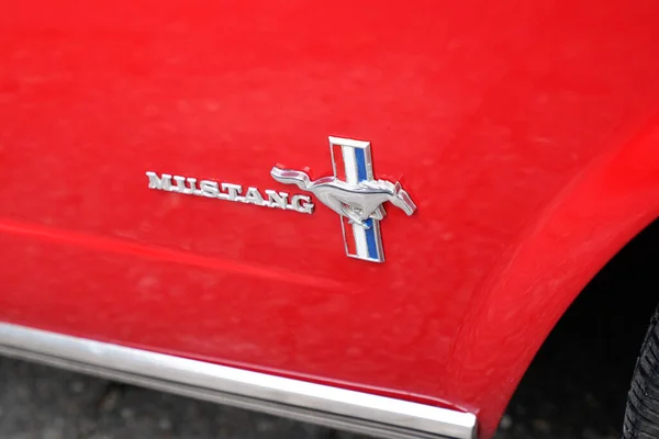 Bordeaux Aquitania Francia 2022 Ford Mustang Muscle Car Logo Marca — Foto Stock