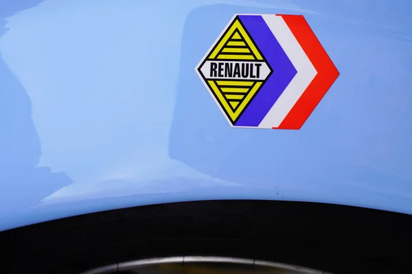 Bordeaux Aquitaine France 2022 Знак Renault Бренду Логотип Тексту Вінтажні — стокове фото