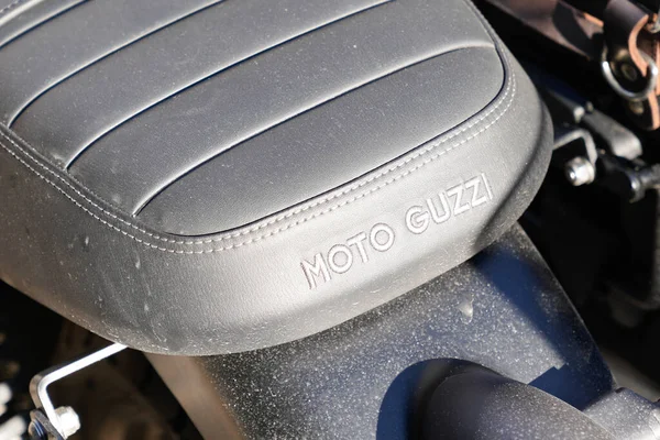Bordeaux Aquitaine France 2022 Moto Guzzi Logo Marque Texte Signe — Photo