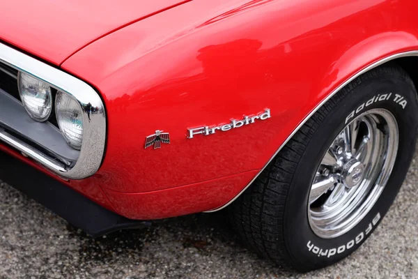 Bordeaux Aquitaine França 2022 Pontiac Firebird Sinal Texto Logotipo Marca — Fotografia de Stock